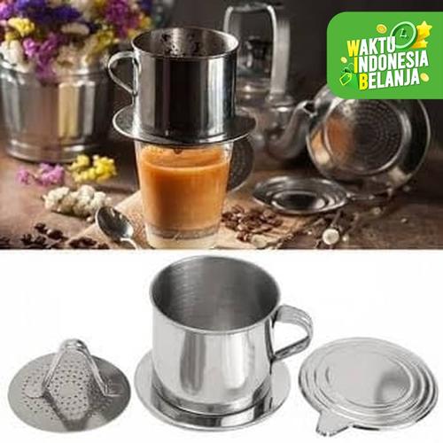 Gambar Gelas Filter Saringan Kopi Vietnam Coffee Drip Dripper 100ml 8Q LC1 - 8Q dari lbagstore Kota Depok Tokopedia