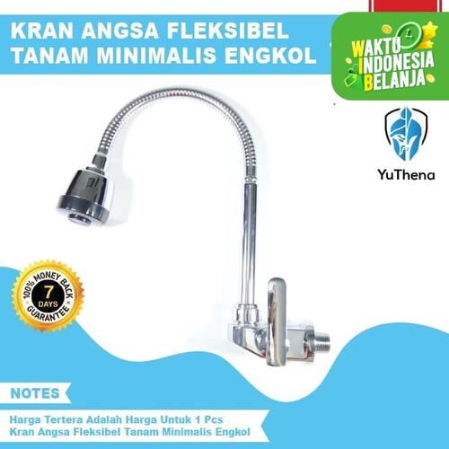 Foto Produk Kran Angsa Fleksibel Minimalis Engkol Murah - Keran Air Cuci Piring dari YuThena Official Store