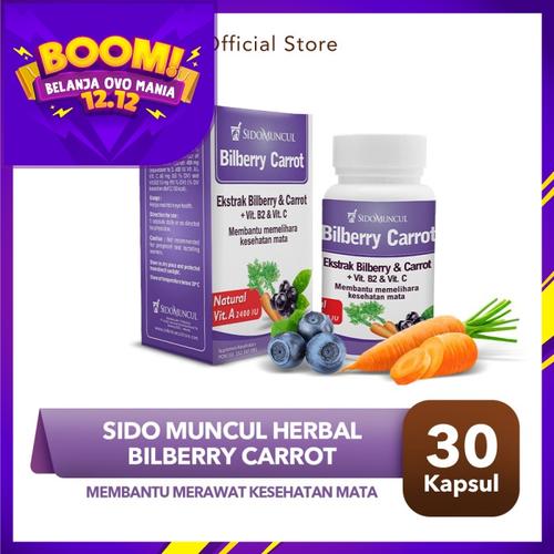 Foto Produk Sido Muncul Herbal Bilberry Carrot 30 Kapsul - Mata Sehat Segar dari Sido Muncul Store