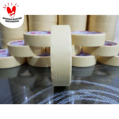 Foto Produk MASKING TAPE 24 MM / LAKBAN KERTAS 1 INCH dari -LANCAR JAYA-
