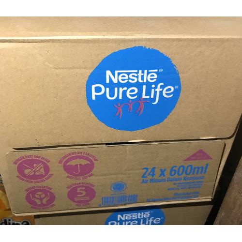 Gambar Air Mineral Nestle Pure Life 600ml 600 ml - 1 Dus Karton 24 Botol dari Ben Motoshop Jakarta Selatan Tokopedia
