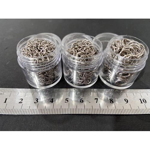 Foto Produk jump ring silver bahan craft kerajinan tangan jump ring lengkap - 0,4cm min 490bh dari done handymade