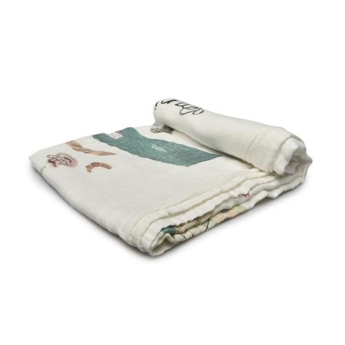 Foto Produk CozybyCHloe Muslin Blanket 70% bamboo 30% cotton-Paris dari Cozybychloe