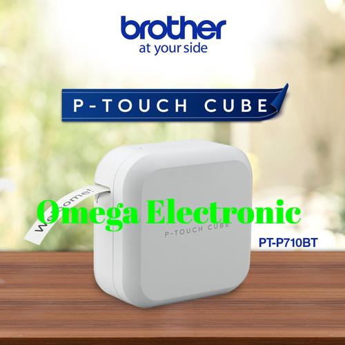 Gambar RESMI Brother Label Printer PT-P710BT P Touch Cube Alat Labelling dari Omega Electronic undefined Tokopedia