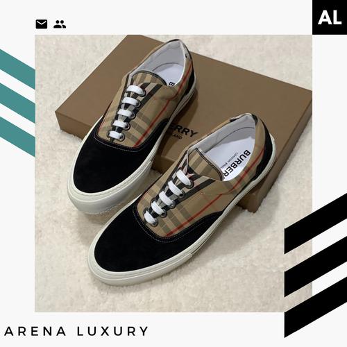 burberry checkered sneakers