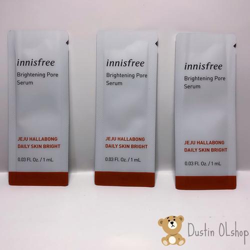 Foto Produk INNISFREE BRIGHTENING PORE SERUM SAMPLE SACHET TRIAL SIZE 1ml INISFREE dari dustinolshop