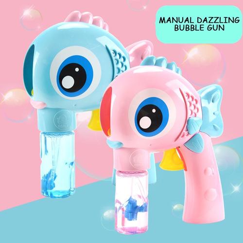 Foto Produk Mechanical Kids Bubble Gun - Mainan Tembak Tembakan Busa Mekanik - Merah Muda dari My Own Flashcards