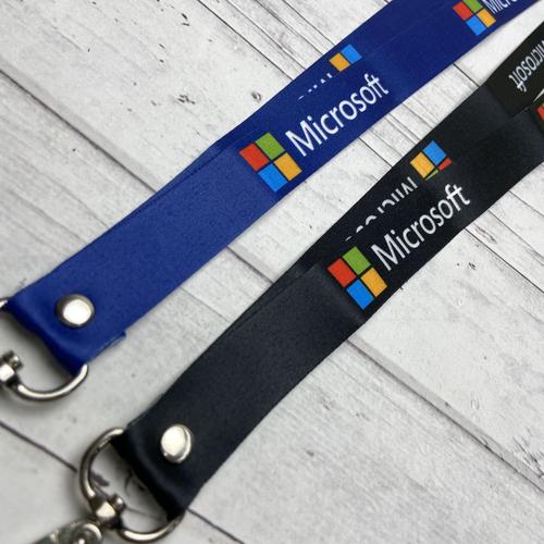 Foto Produk Lanyard Printing Microsoft - Hitam dari Manome Official