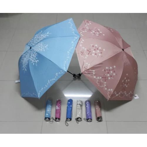 Foto Produk Payung Lipat 3 Motif Kembang / Bunga Murah Kualitas bagus dari indonline12
