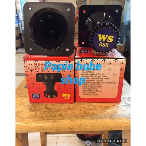 Foto Produk Neodymium Super Tweeter WS 888 waterproof/ tahan air dari papie bube shop