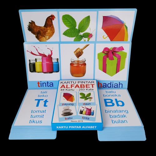 Foto Produk Flash Card Alfabet - Kartu Pintar Bayi Anak Abjad Alfabet ABC Murah dari Kinantikomik