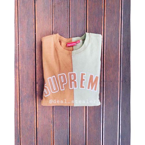 supreme crewneck split