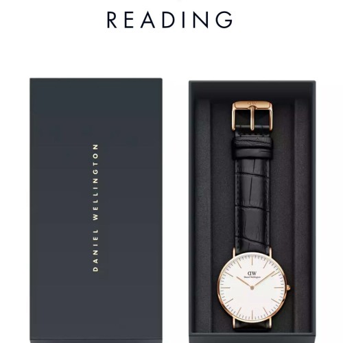Foto Produk Vj arloji jam tangan pria/wanita classic reading leather strap ori bm dari VJ ARLOJI SHOP