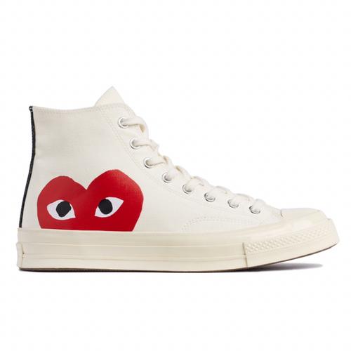 converse cdg high top white