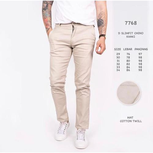 Foto Produk celana chino pria squad id cream dari KALIANK