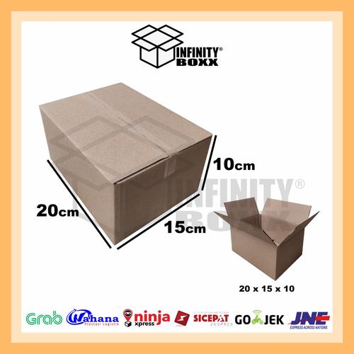 Foto Produk kardus box packaging packing 20x15x10 cm dari infinity boxx