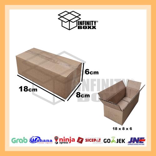 Foto Produk kardus box packaging packing 18x8x6 cm dari infinity boxx