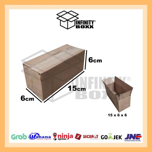 Foto Produk kardus box luar polos packaging packing 15x6x6 cm dari infinity boxx