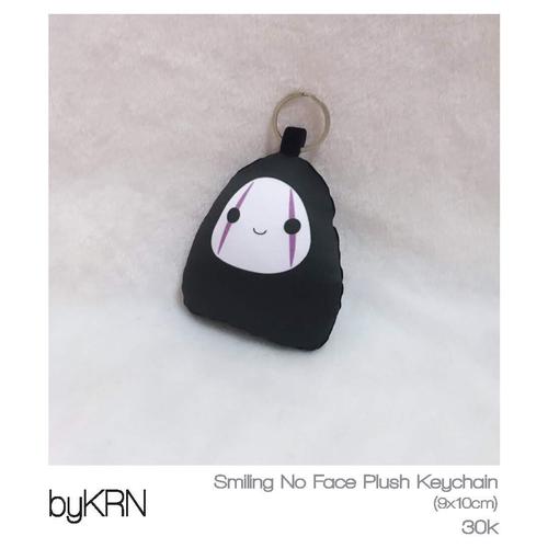 Jual Smiling no face kaonashi plush keychain ghibli (handmade - fanart ...