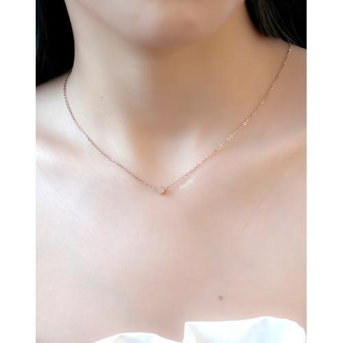 Foto Produk Dear Me - Dotty Necklace (Titanium with 18K Rose Gold Plating) dari Dear Me Jewelry