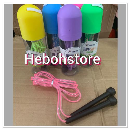 Foto Produk Skiping Jump rope /lompat tali pvc +Tabung Cantik dari Hebohstore