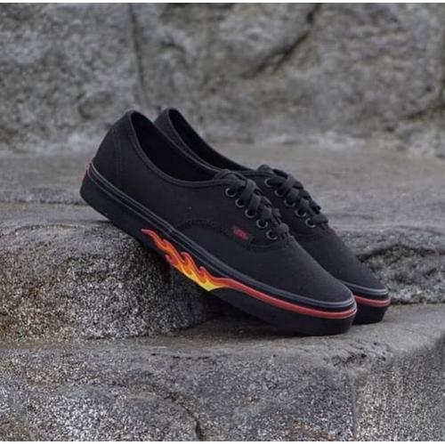 vans flame wall slip on