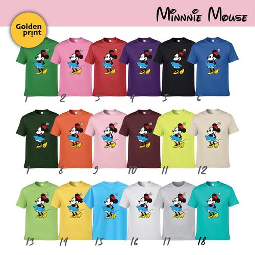 minnie mouse tshirt ukuran dewasa 