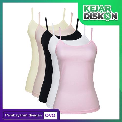 Foto Produk Nathalie | Tanktop Wanita Dewasa | Pakaian Dalam Wanita | NTA 450 - Putih, XL dari Flyman Nathalie Store