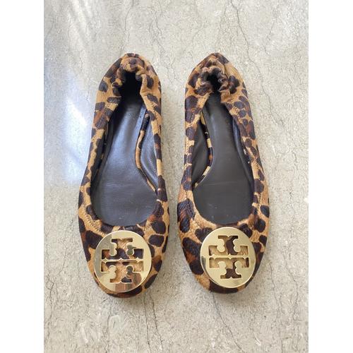 tory burch leopard ballet flats