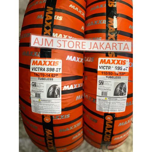 Foto Produk Maxxis Victra 110/80-14 & 140/70-14 Tubeless... Aerox Std.. dari AJM Store Jakarta