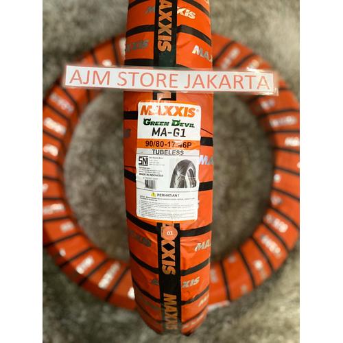 Foto Produk Maxxis Ma-G1 Green Devil 90/80-17 Tubeless.. dari AJM Store Jakarta