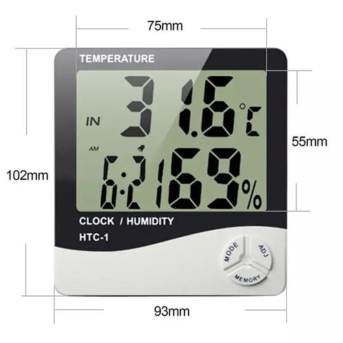 Foto Produk Digital Thermometer Hygrometer Weather Station Alarm Clock dari surya maju 88