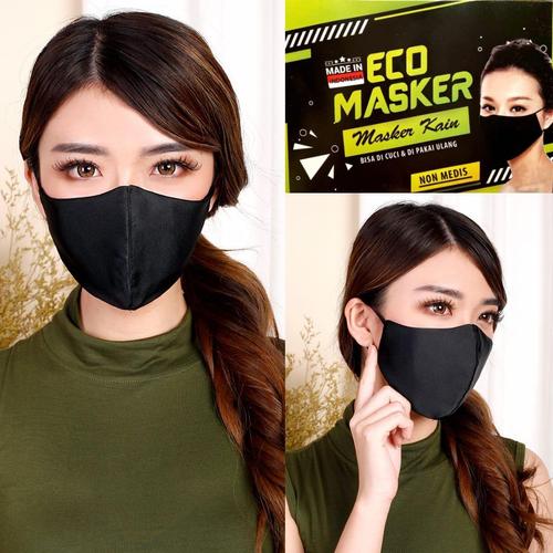 Foto Produk ECO Masker - Masker Kain Non Medis - Bisa di Cuci dari Hiroshi official