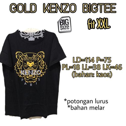 Foto Produk Gold K*nzo Bigtee XXL 2L Kaos Rumah Santai wanita Jumbo bigsize dari Shop With Mali