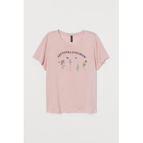 Foto Produk Kaos H&M Women Viscose Tee Peach Original HnM Wanita Casual dari OTOMO Store
