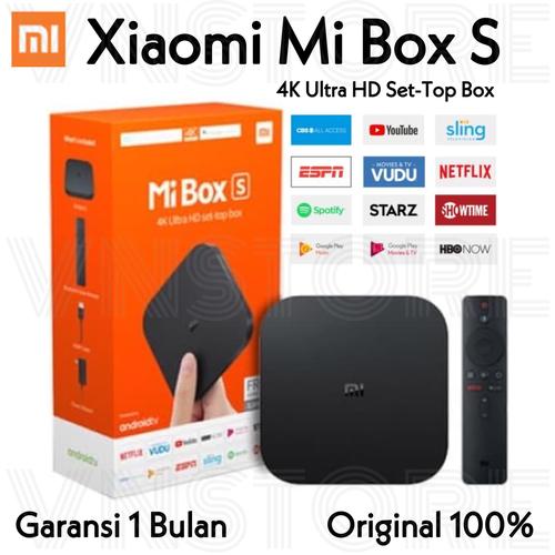Foto Produk Xiaomi Mi Box S 4K Ultra HDR Android TV Box International Version dari VN.Store