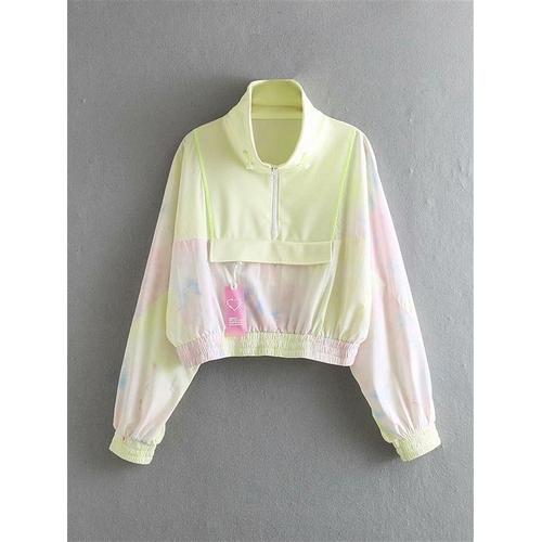 tie dye zip jacket
