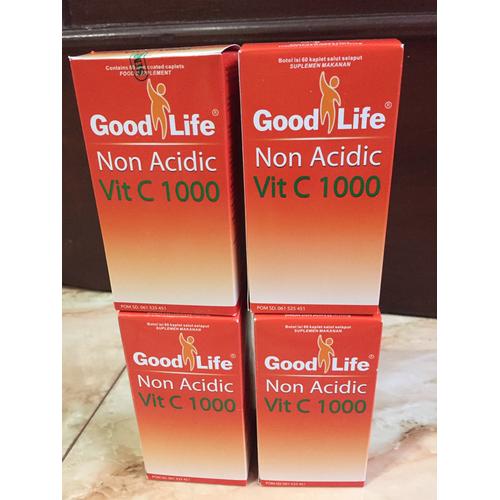 Foto Produk Good Life Non Acidic Vit C 1000 mg isi 60 tab dari HealthyCareShop
