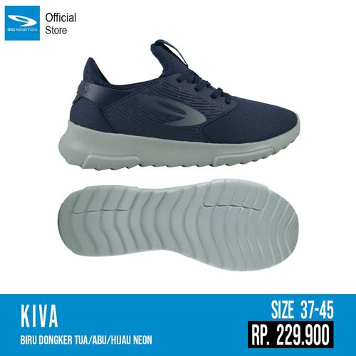 Foto Produk Sepatu running casual 910 original KIVA biru dongker/abu abu 2020 dari Kicosport