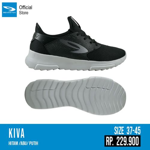 Foto Produk Sepatu running casual 910 original KIVA Black abu abu new 2020 dari Kicosport