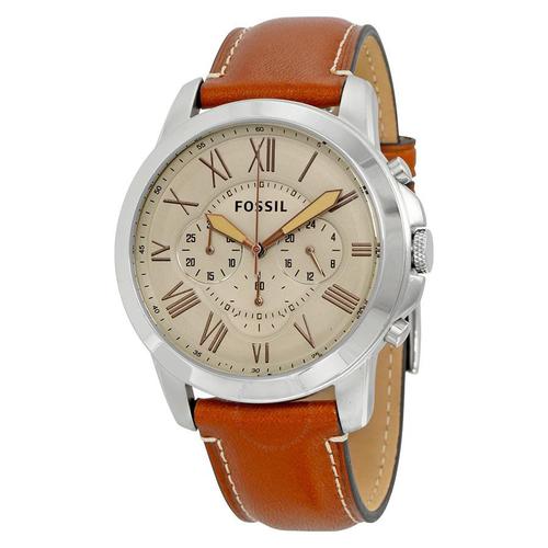 Jual Fossil FS5118 SILVER BROWN Grant 