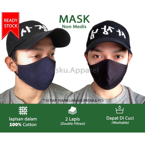 Foto Produk Masker non medis model jepang slim face nyaman dari bosku.apparel
