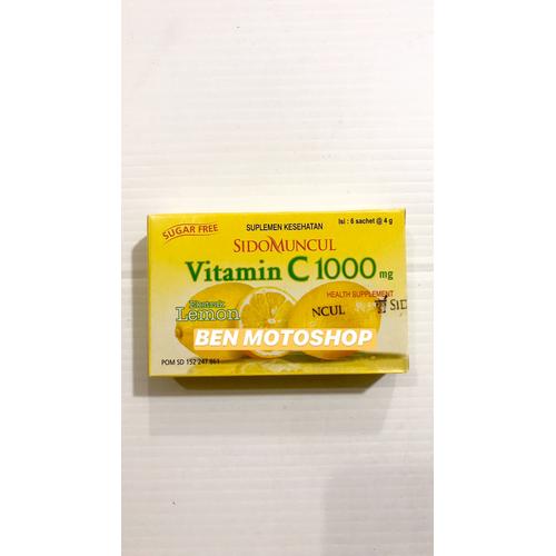 Jual Sidomuncul Vitamin C 1000 Mg 1 Pak Box 6 Pcs Sido Muncul C1000 Lemon Jakarta Selatan Ben Motoshop Tokopedia