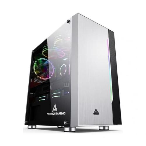 Foto Produk Paradox Gaming Dragon Slayer White ( 3 RGB fan ) Casing dari PlatinumCom