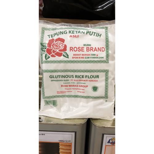 Foto Produk Tepung Ketan Putih / Glutinous Rice Flour Rose Brand 500gr dari KalimantanGroceries