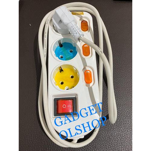 Jual Stop Kontak On Off Multipro - Stop Kontak 1.5M 3Lb - Sambungan ...