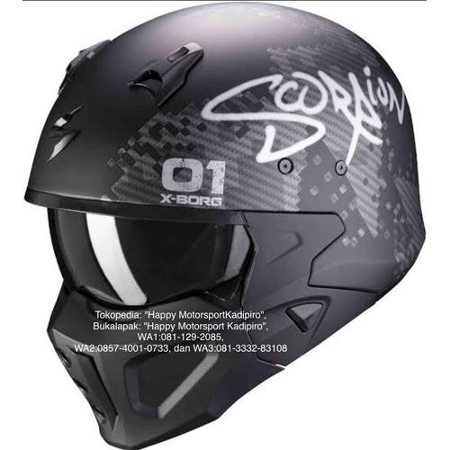 Helm fullface Scorpion Exo Covert X 