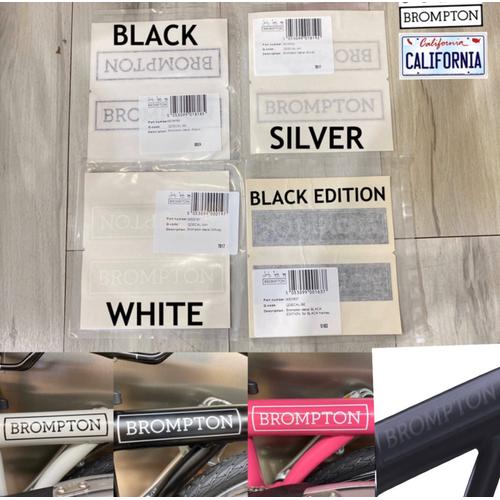 Gambar Brompton Decal Sticker Logo Original ( 1 set isi 2 Sticker ) dari CALIFORNIA Kota Batam Tokopedia