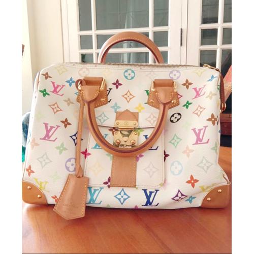 Louis Vuitton Speedy Handbag Monogram Multicolor 30 – AMUSED Co