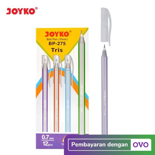 Foto Produk Ball Pen / Pulpen / Pena Joyko BP-275 / Tris / 1 BOX 12 PCS / 0.7 mm dari JOYKO Official
